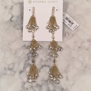 Kendra Scott Tallulah Shoulder Duster Earrings NWT